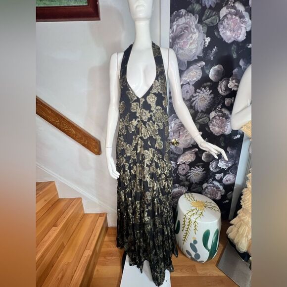 Free People Holding On Convertible Maxi Dress/ size S - Picture 5 of 10